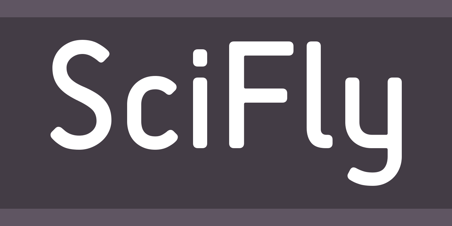 Example font SciFly #1